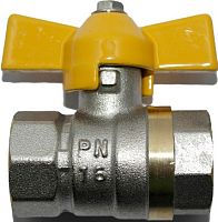 Кран газовый d15 1/2" бабочка