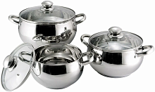 Посуда Bohmann BH 0506 6 предметов стекл. кр.