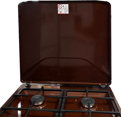 Газоэлектрическая плита Yuta GS-66CF4-ETLGB05 Brown фото 6
