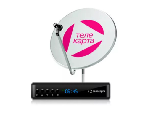 Комплект спутн. телевидения с картой доступа Телекарта 12 (HD). фото 7