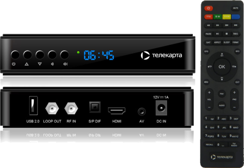 Комплект спутн. телевидения с картой доступа Телекарта 12 (HD). фото 4