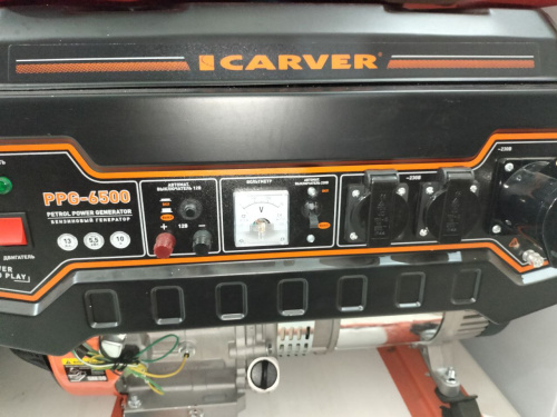 Бензогенератор Carver PPG-6500 фото 5