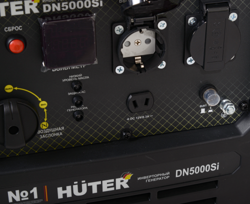 Бензогенератор Huter DN5000Si фото 4